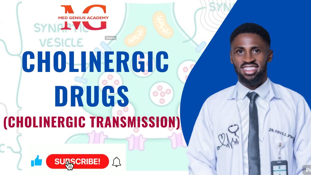 Cholinergic Transmission Pharmacology | Synthesis, storage,Receptors, their agonist and antagonist 