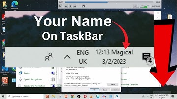 How to Display name on Taskbar