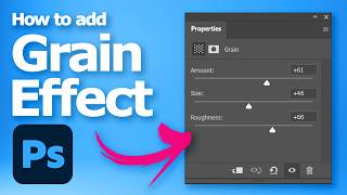 How to add grain in photoshop 2026