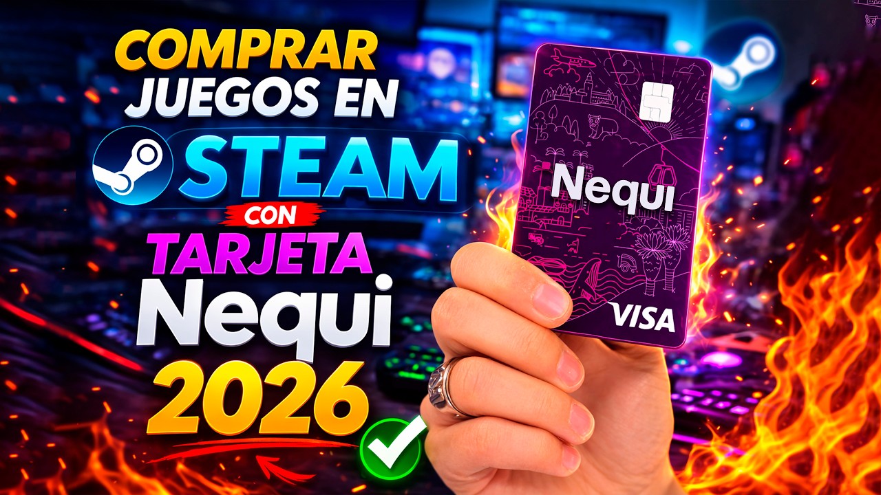 Como Comprar Juegos en STEAM con Tarjeta Nequi 2026 🔥 Guía Paso a Paso ✅