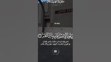 فاذا برق البصر.وخسف القمر.وجمع الشمس والقمر❤️#الشيخ قران تلاوه مره جميل.#الصوت مره حلوه #ما شاء الله