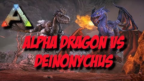 Ark Survival Evolved - Alpha Dragon vs Deinonychus - Official PvE Xbox One Island Server