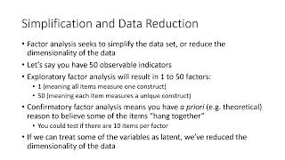 Famous Introduction to Factor Analysis (Chapter 11 Lecture 1) Profile