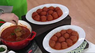 The Flying Meatballs 6-lbs of 24 Meatballs with Sauce on QVC