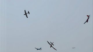 En mode combat dans le brouillard avec les planeurs Lidl