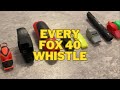 Fox 40 whistle test  every model  sound  db comparison