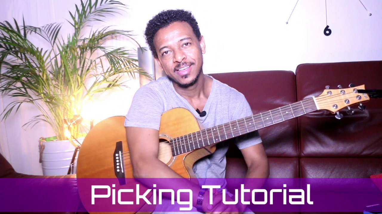 Picking- Fingerings, ለቀማ , Amharic music lesson