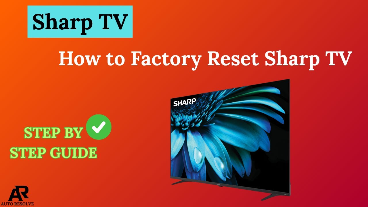 Как восстановить заводские настройки телевизора Sharp — пошагово