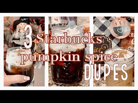 3 Starbucks Coffee Dupes/ Pumpkin Cold Foam/ Keto Pumpkin Cold Foam Cold Brew/ Iced Pumpkin Coffee