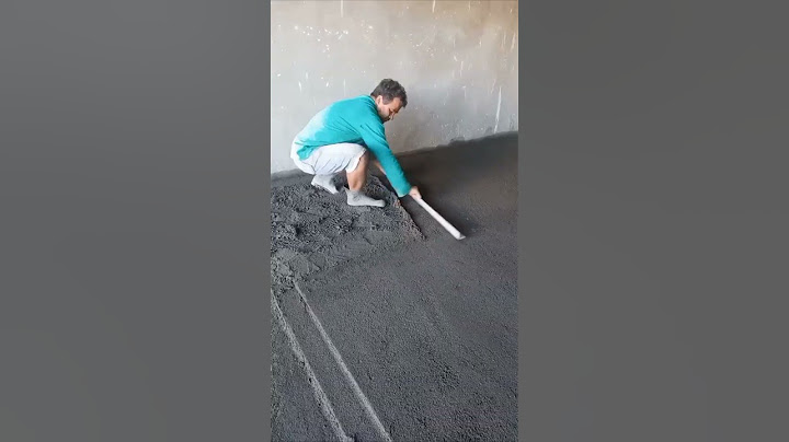 finalizando o contrapiso