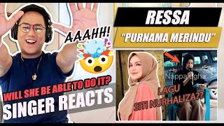 RESSA - Purnama Merindu [Siti Nurhaliza] | SINGER REACTION