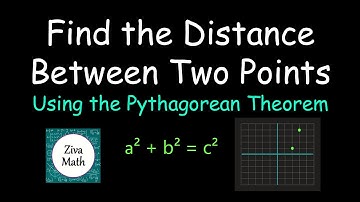How to Find the Distance Between Two Points | Pythagorean Theorem | Ziva Math