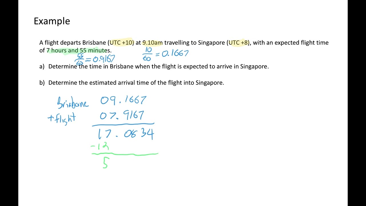 Traveling and Time Problems - Example 1