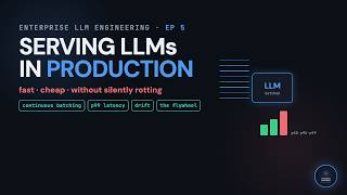 Serving LLMs in Production: Batching, Latency, Cost & Drift — LLM Engineering Ep 5 Guide