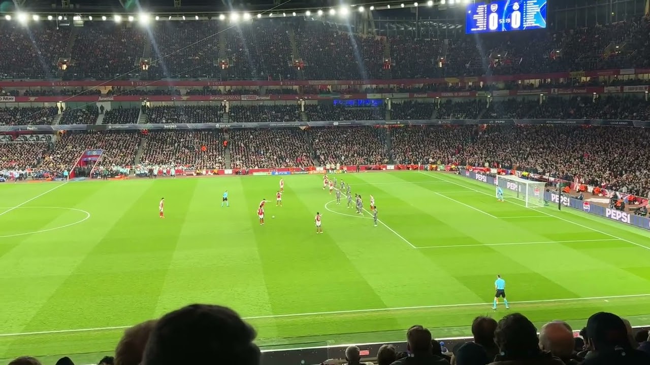 Declan Rice First Free Kick vs Real Madrid 