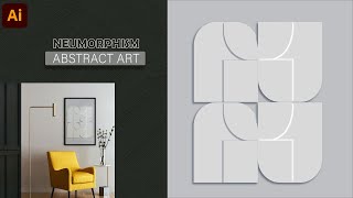 Step-by-Step Guide to Creating Neumorphism Abstract Art in Adobe Illustrator screenshot 3