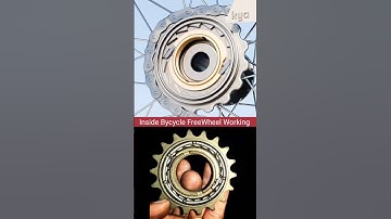 Inside Bycycle FreeWheel Working mechanism #engineering #mechanism #3ddesign #shorts