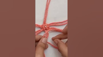 Flower Keychain🌸#macrame #shorts #diy#keychain(full video on my channel)