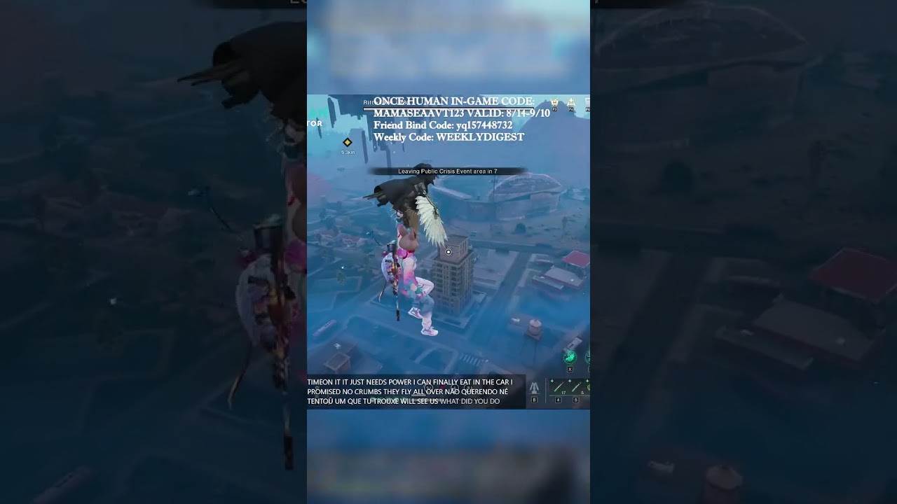 One shoted by whale island | floating in place | Once Human | #mamaseaavt on #Twitch