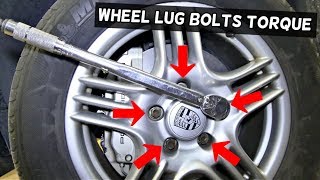 Porsche Cayenne Wheel Bolts Torque Specs