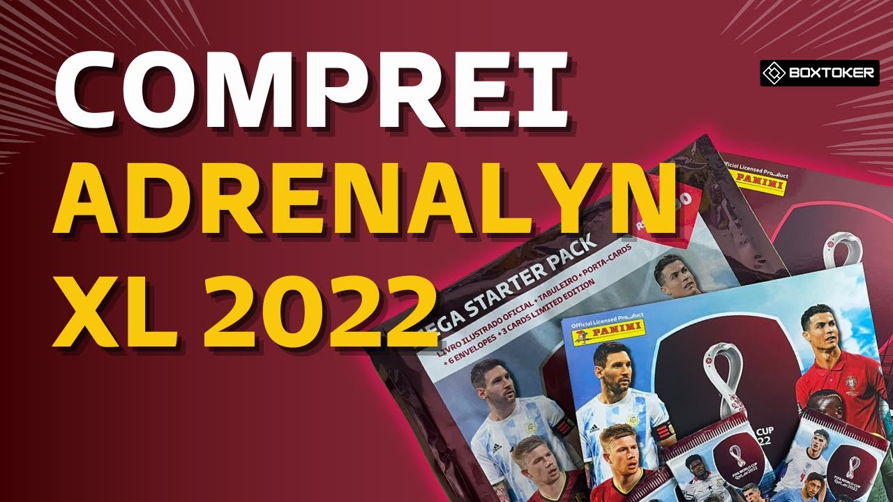 CARDS ESPECIAIS DA COPA - UNBOXING DO ADRENALYN XL 2022 - MEGA STARTER PACK