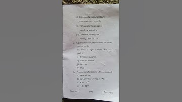 chse odisha 2025 chemistry question paper