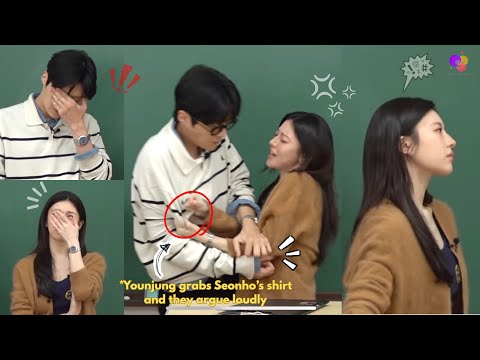 윤정은 화가 나서 선호의 멱살을 잡았고, 둘 다 물러설 기미가 보이지 않았다 😂 #kimseonho #goyounjung #canthislovebetranslated