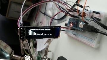 32 band oled spectr indicator analyzer - correct view
