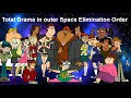 Total Drama in Outer Space Elimination Order  | James TD