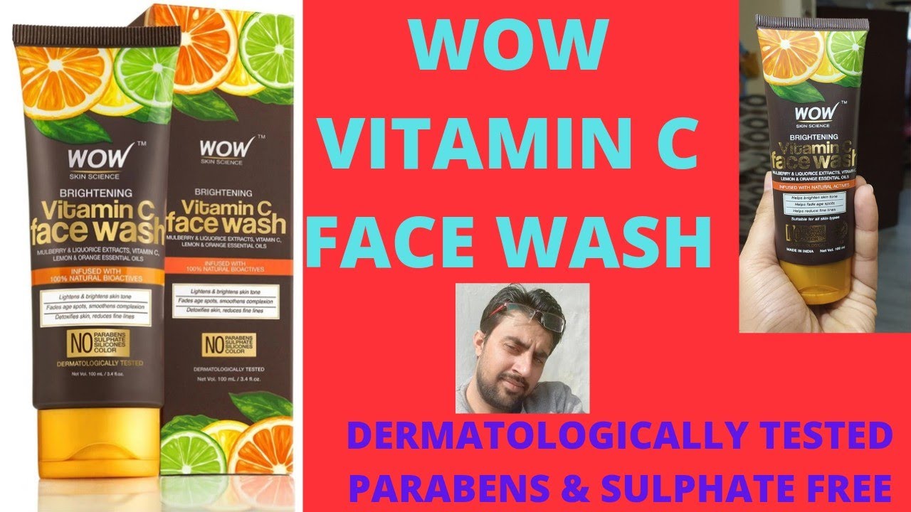 Wow Vitamin C Face wash review after using 2 month!! Natural and