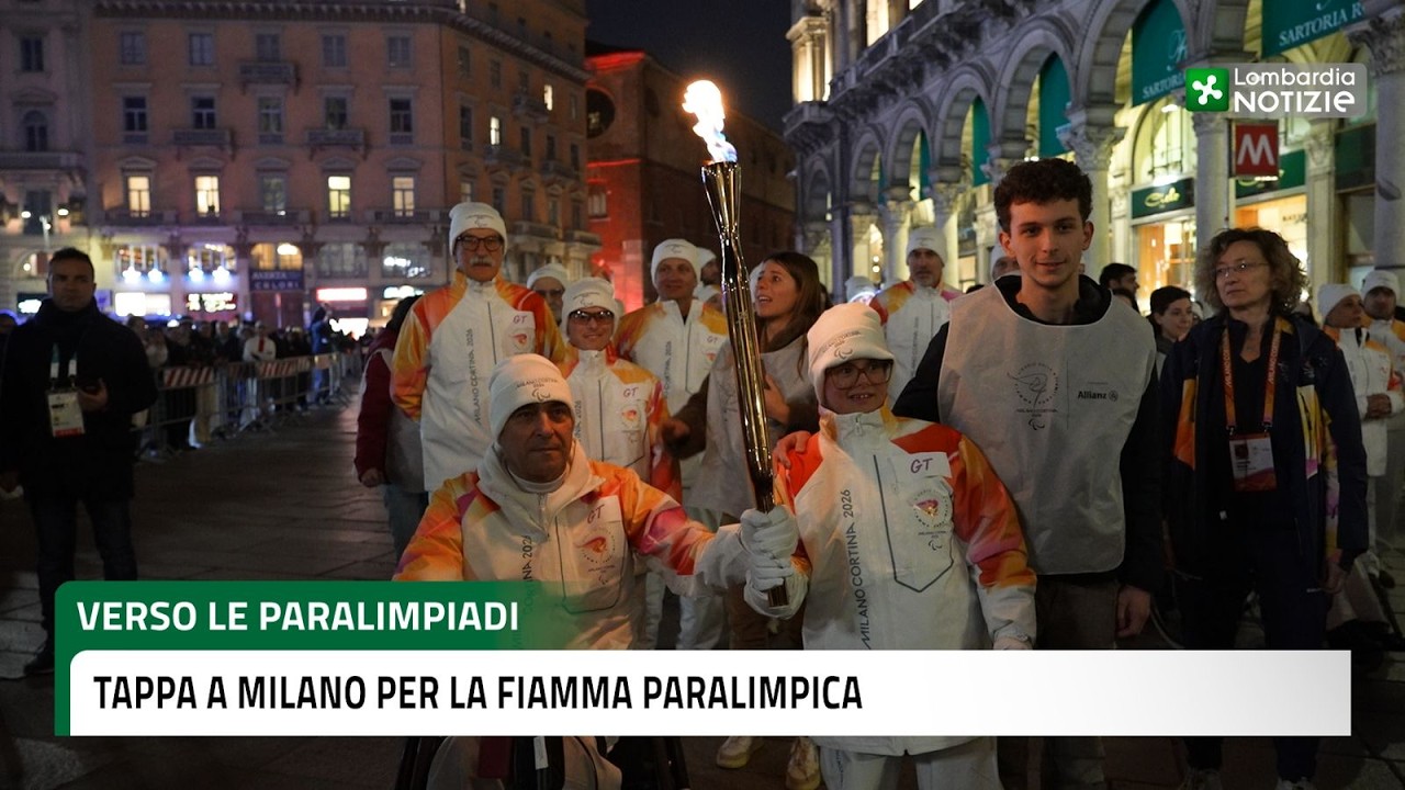 Verso le Paralimpiadi: tappa a Milano per la fiamma paralimpica
