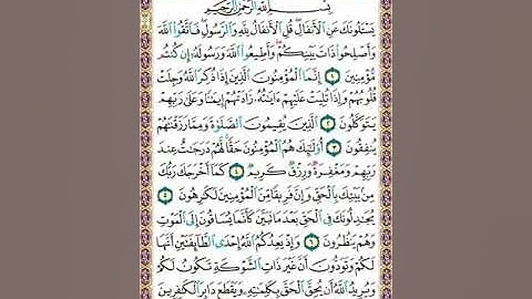 سورة الأنفال ص177/الغامدي