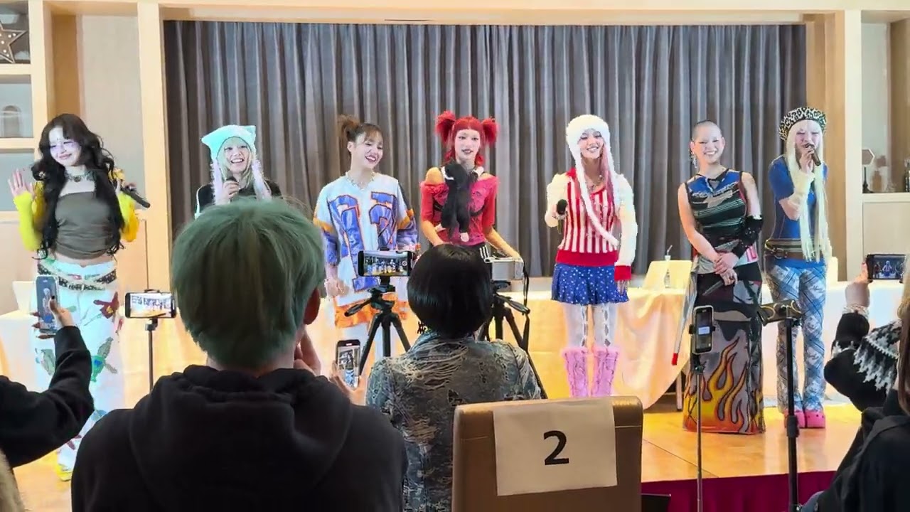 XG “IS THIS LOVE” @ Fan Sign Event in Fukuoka (4K60f / Camera1 Third Row View)