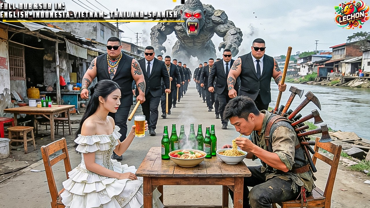 Man Drinking with Sister Attacked by Thugs—Hidden War God Knocks Them Down, They Kneel