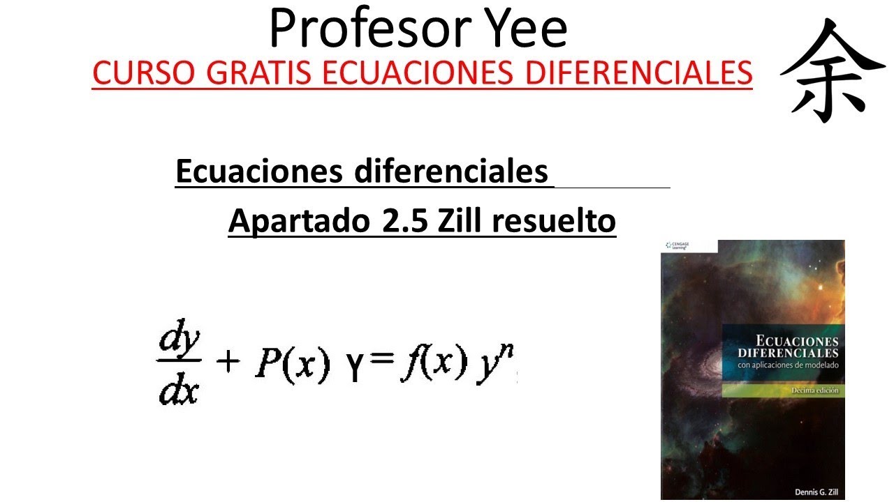 Ejercicios 2.5 ecuaciones diferenciales Zill resueltos - YouTube