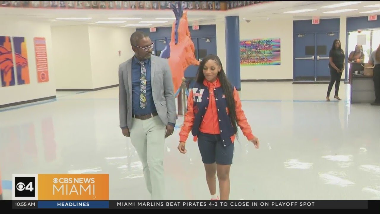 Homestead Sr. High student who shines becomes inspiration to her classmates