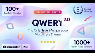 Qwery: Innovative Multi-Purpose WordPress Theme