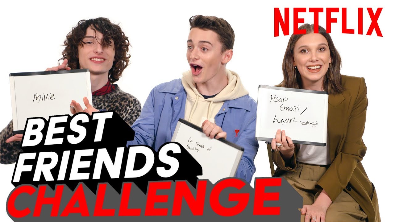 Stranger Things 3 Best Friends Challenge Millie Finn Noah