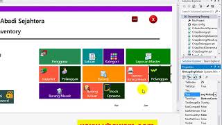 Tutorial VB.net Lengkap : Bab 6,1 Pembuatan Form Menu Utama (2) Profile