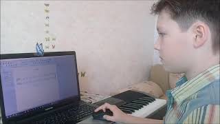 Soft Mozart. Мелодия из четвертных нот на 3/4. Работа в программе MuseScore 2. screenshot 2