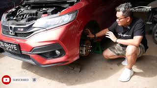 HOW TO INSTALL AIR SUSPENSION, HONDA JAZZ GK5 LOOKS SHARP WITH AIR SUSPENSION INSTALLED!! screenshot 2