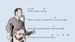 Chords for From A Jack To A Queen (Ned Miller)