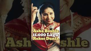 Asha Bhosle Penyanyi Dengan 11000 Lagu U0026 Rekor Dunia ytshorts ashabhosle bollywood