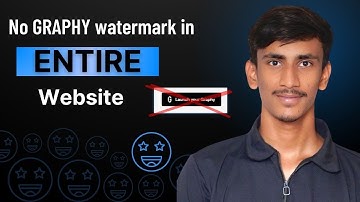 Remove Graphy Watermark Now ❌| how to create website on graphy by unacademy