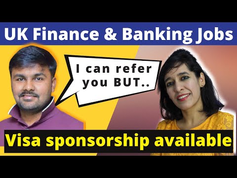 Finance and Banking jobs in the UK with visa sponsorship | Which Finance companies are hiring in UK