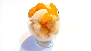 Мороженое из мандарина