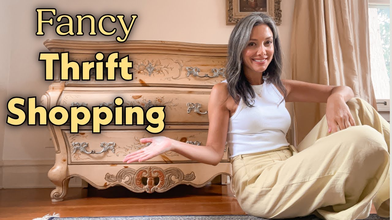 Thrift Shopping Goodwill for Home Decor - Designer Fashion Haul - Home Decorating on a Budget