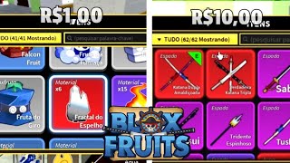 Comprei 4 CONTAS NO Blox fruits, Será que fui ROUBADO?