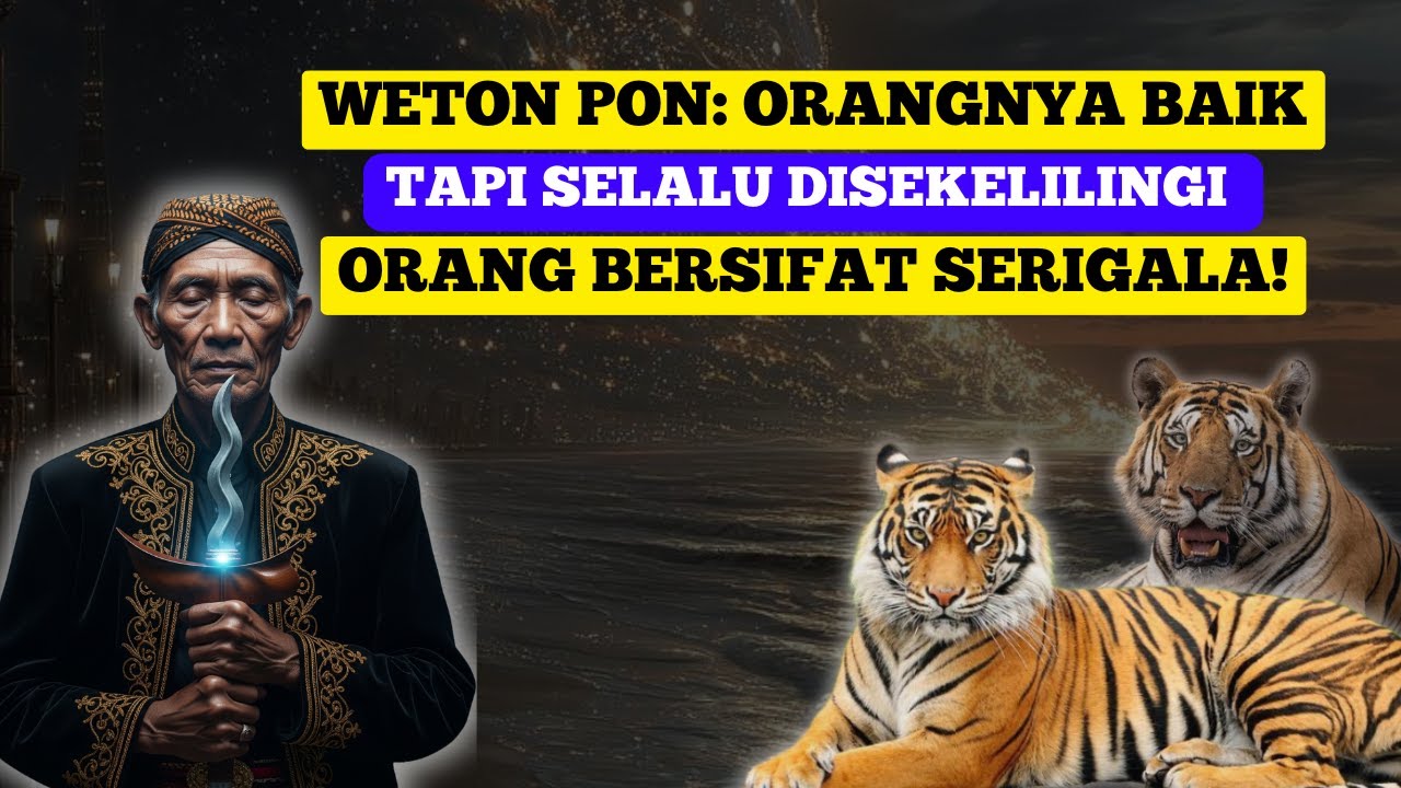 WETON PON: ORANGNYA BAIK, TAPI SELALU DISEKELILINGI ORANG BERSIFAT SERIGALA! - MAKNA WETON