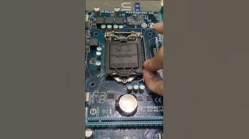 CPU installation intel i3 2120 #shorts